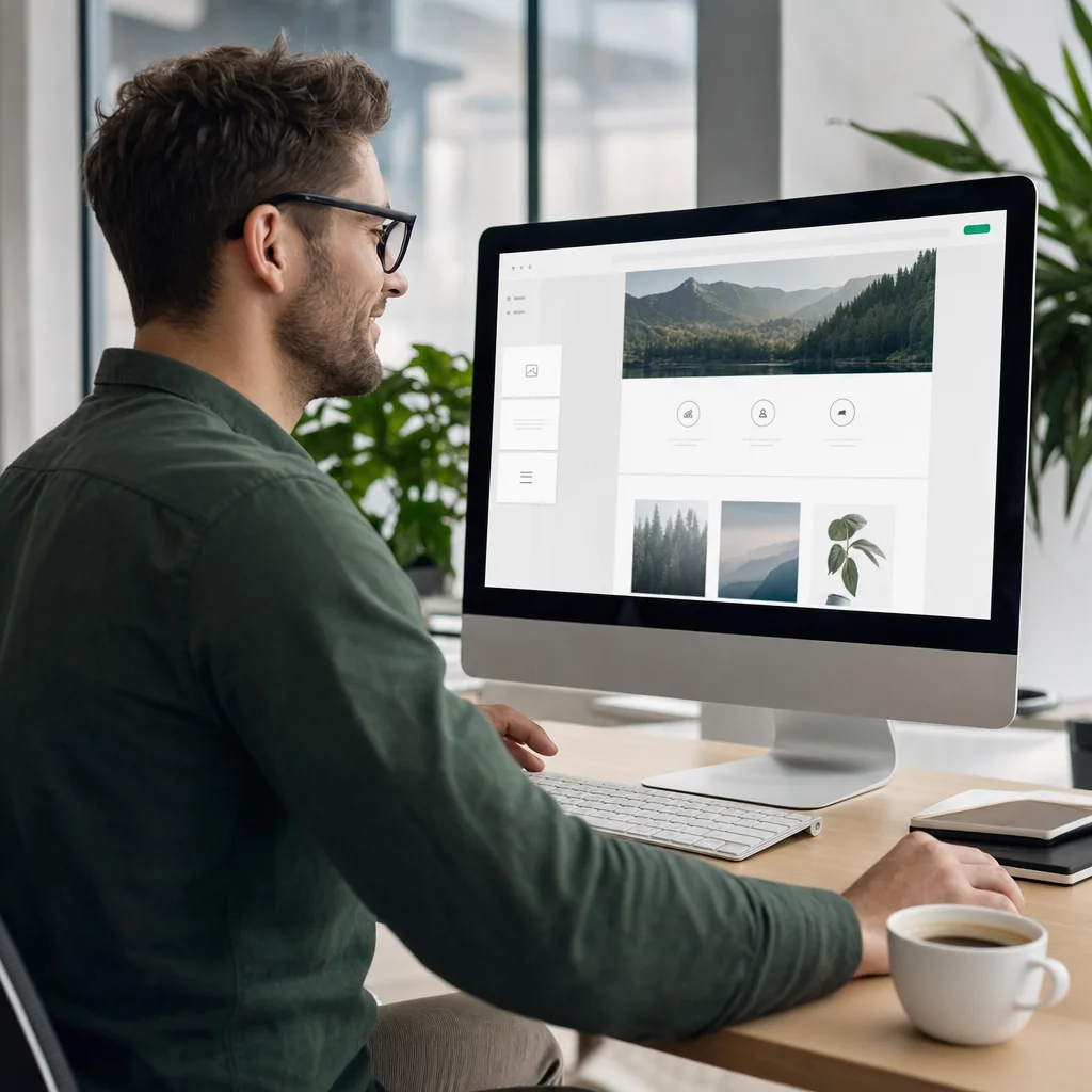 Landingpage selbst bauen im einfachen Editor
