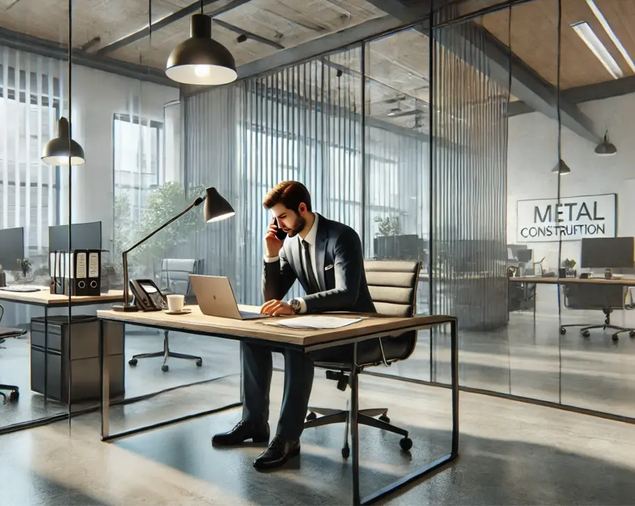 Frustrierter Vertriebler